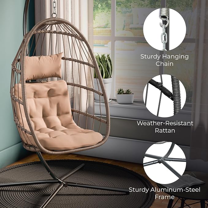 Econohome Hanging Egg Chair - Image 4
