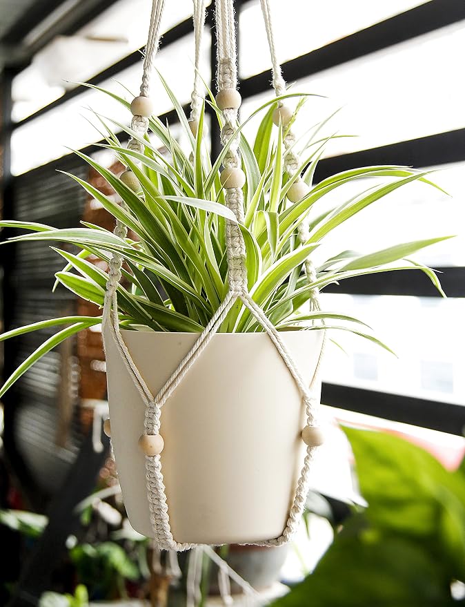 Macrame Plant Hanger Indoor Hanging - Image 5