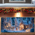 ANNA QUEEN Christmas Garage Door Banner 6×13 FT, Cozy Cabin by ANNAQUEEN