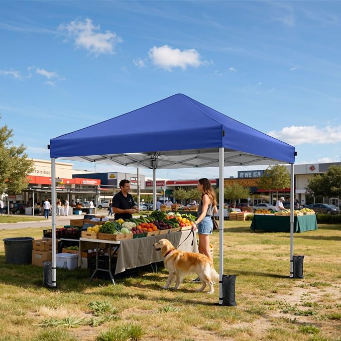10x10 Pop Up Canopy Tent, Instant Setup Portable Canopy - Image 7