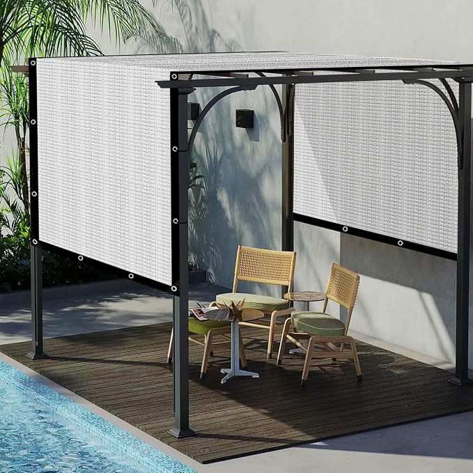 80% Silver Shade Cloth for Garden, Chicken Coop, Shade Cloth - Image 7