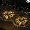 Kaixoxin 2 Pack Solar Garden Decor Metal Lantern Hummingbird Table Lamp Bronze by KAIXOXIN