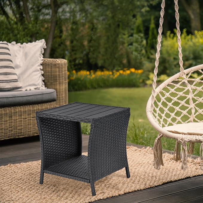 Outdoor Side Table Small Outdoor End Table by PatioNovagarden