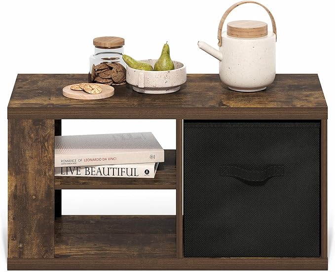 Furinno Viola Coffee Table, 3-Tier Modern Coffee Table - Image 7