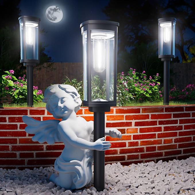 Solar Pathway Lights Outdoor Solar Lights Outdoor, IP65 Waterproof Auto On/Off by Professionalproductionofsolarlightsoutdoor%EF%BC%9A%EF%BC%89