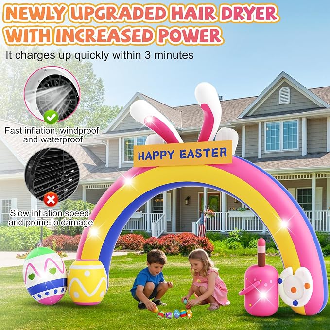 10FT Easter Inflatables Archway - Image 4