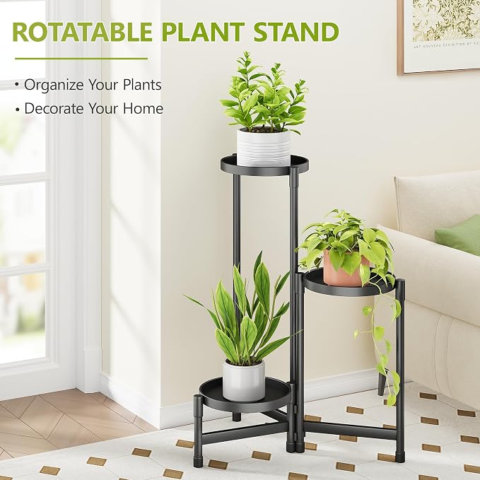3 Tier Plant Stand Indoor, Tiered Plant Stand Outdoor - Image 2