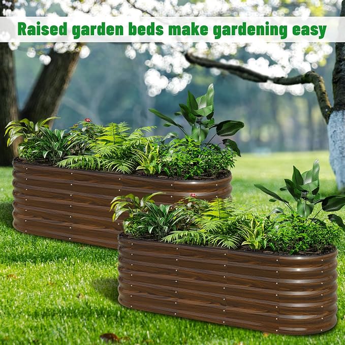 SnugNiture Galvanized Steel Raised Garden Bed Kit, Flowers and Fruits - Image 7