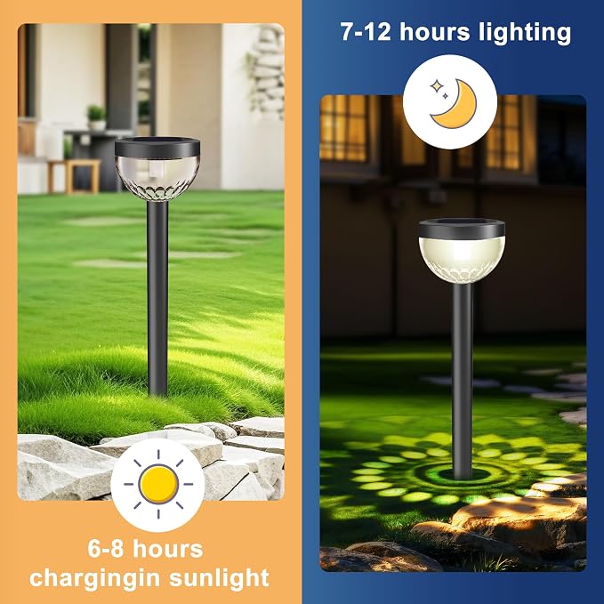 4 Pack Solar Flood Light, Security Lights, Pathway Lights - Image 5