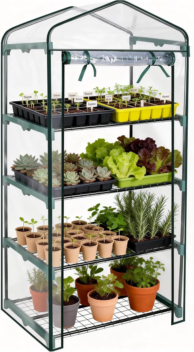Worth Garden 4 Tier Mini Greenhouse by WORTH