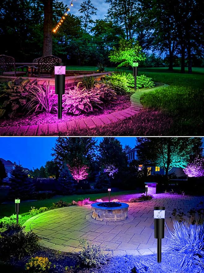 5W RGBW Low Voltage Landscape Pathway Lights - Image 5