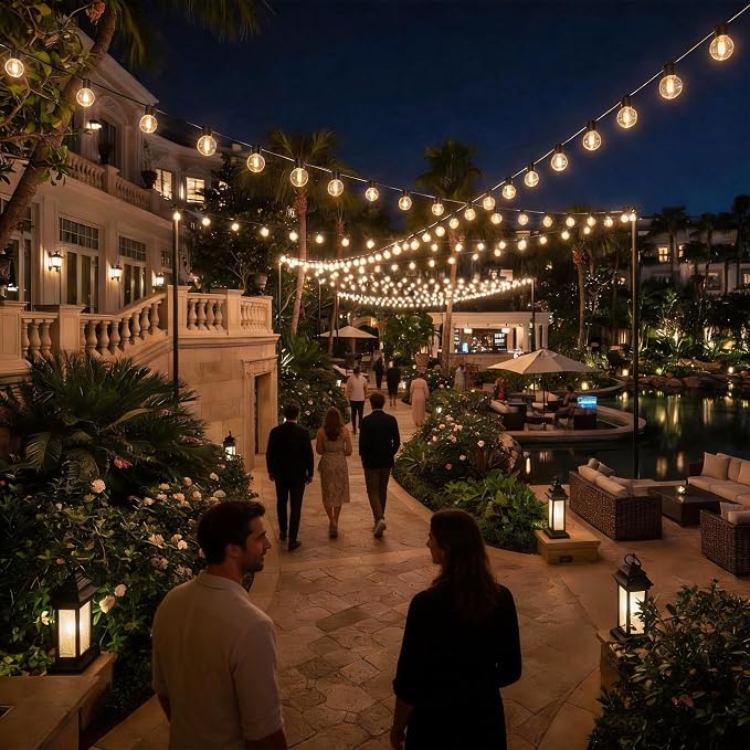 RTTY Dense-Glow 200FT Outdoor String Lights Expandable System - Image 8