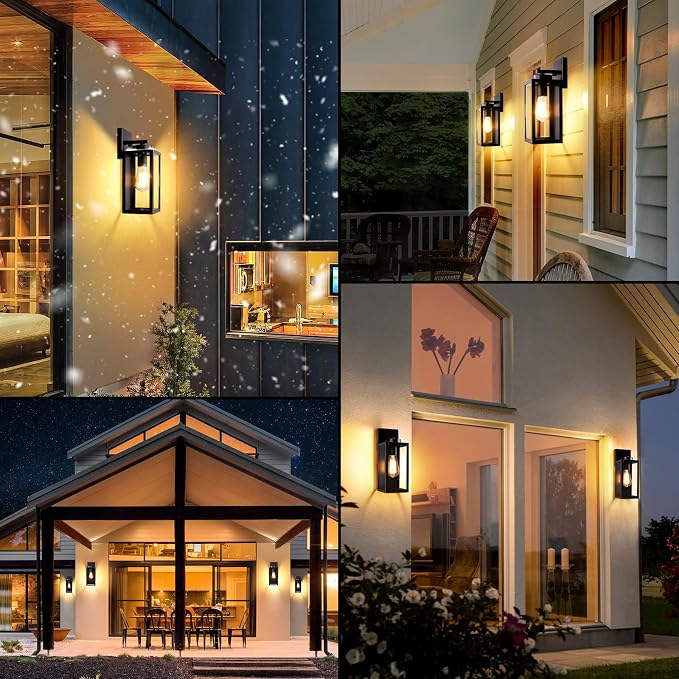 BesLowe Outdoor Wall Light Fixtures, Exterior Waterproof Wall Lanterns - Image 5
