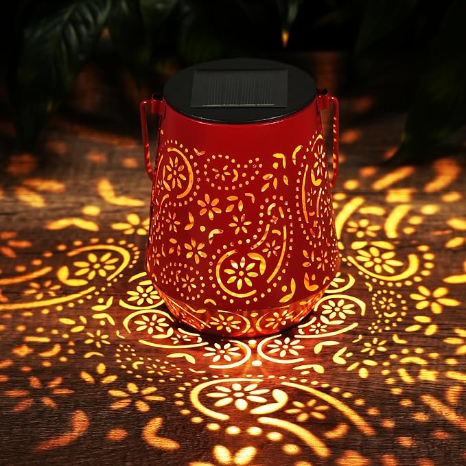 Solar Lanterns 4 Pack Outdoor Waterproof Solar Lights, Mothers Day Gifts - Image 9