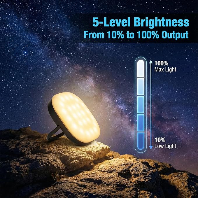 LED Camping Lantern, 5000mAh Rechargeable Light 2000 Lumens 5 Light Modes - Image 3