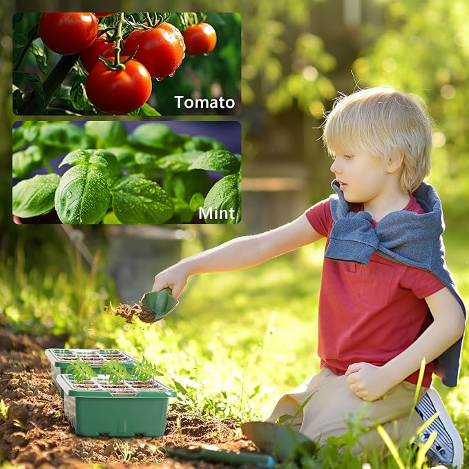 Bonviee 10 Packs Seed Starter Tray - Image 7
