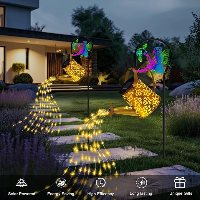 Solar Lights Garden Decorative, Solar Watering Can - Image 5