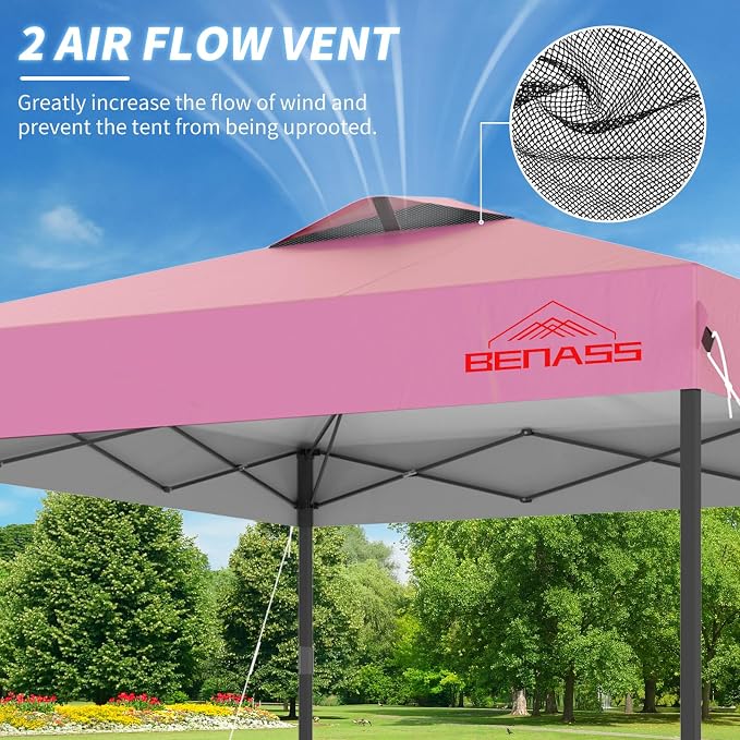 10x10 Pop Up Canopy, Easy Up Canopy Tent, Heavy Duty Tents - Image 3