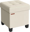 SONGMICS Storage Ottoman, Small Ottoman Foot Rest by SONGMICSbySONGMICSHOME