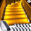 ROSHWEY Solar Step Lights for Outside, 12 Pack Solar Stair Lights Outdoor by ROSHWEY