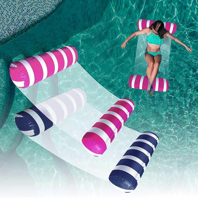 2-Pack Swimming Pool Float Hammock, Water Hammock Lounge by Unknown