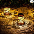 2 Pack Elephant Outdoor Solar Hanging Lanterns Waterproof LED Solar Lights by TIGGSY