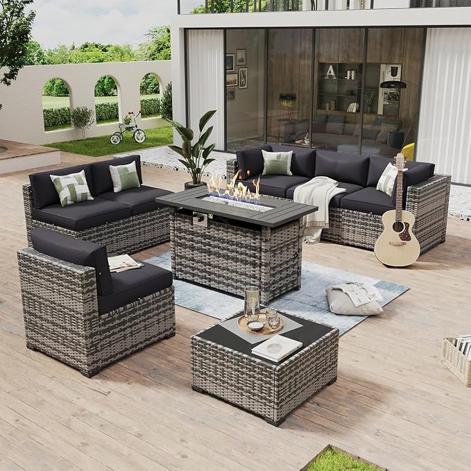 Aoxun 8 Piece Patio Furniture Set by Aoxun