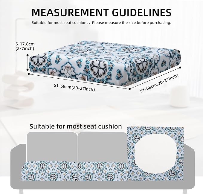 Outdoor Cushion Covers Set, Replacement - Image 2