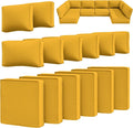 14 Pcs Outdoor Cushion Slipcovers Outdoor Patio Cushion Covers Replacement by Snubbull