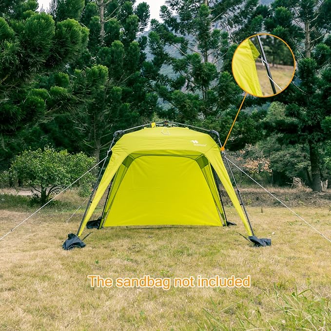 Sunwall for Pop Up Canopy Instant Shade Tent 8.2' X 8.2', Detachable Flap Sun - Image 6