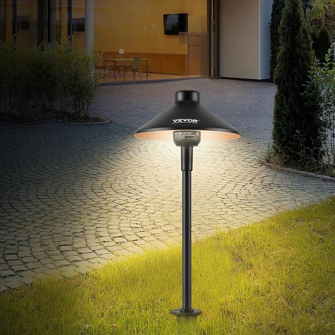 VEVOR 12 Pack Low Voltage Landscape Path Lights, 3W 210LM 12V-24VAC/DC Outdoor - Image 8