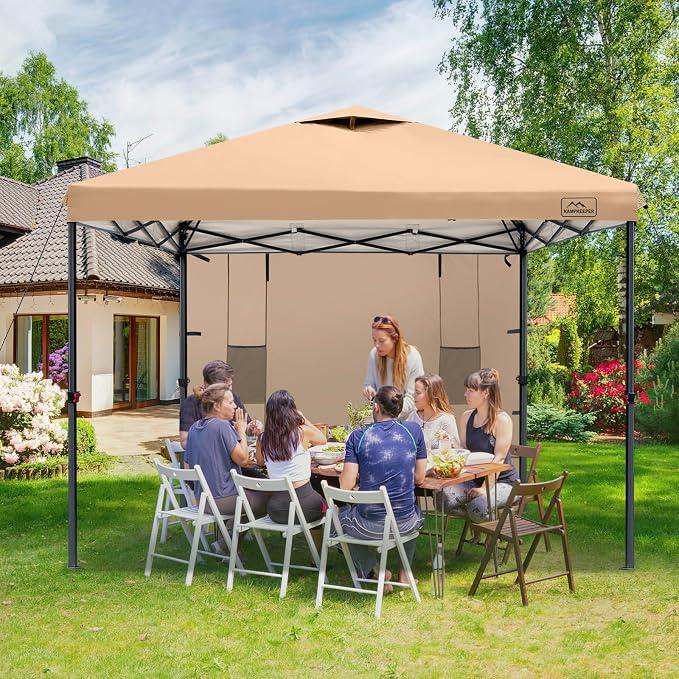 KAMPKEEPER 10x10 Easy Pop Up Canopy Tent - Image 6