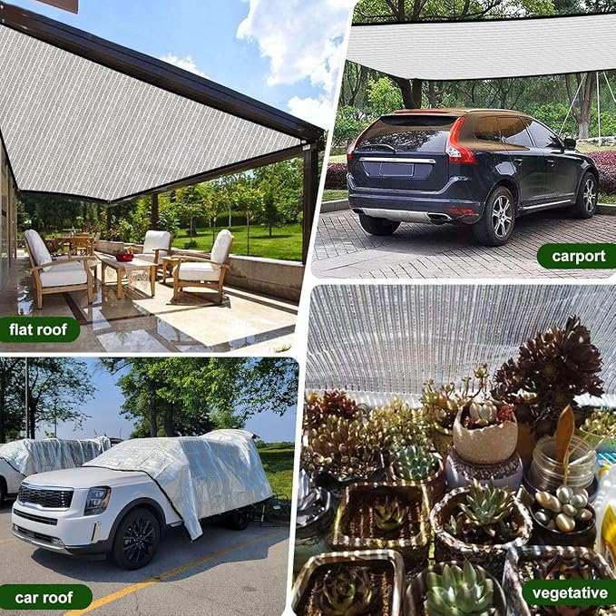 Shade Cloth-Thickened and Encrypted 80% Aluminum Shade Cloth - Image 5