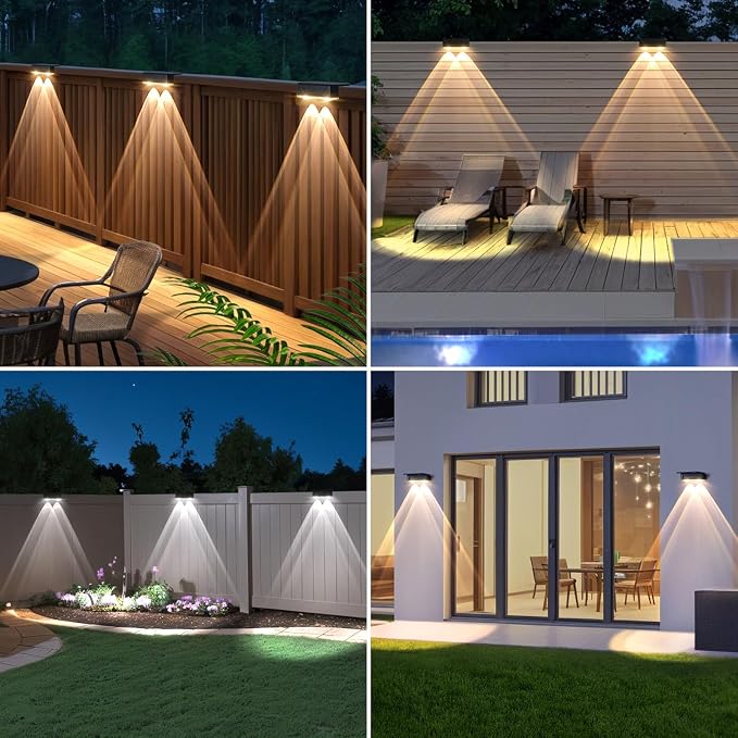 Solar Fence Lights Outdoor - Image 7