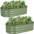 G GOOD GAIN Galvanized Metal Raised Garden Bed Kit by GGOODGAIN