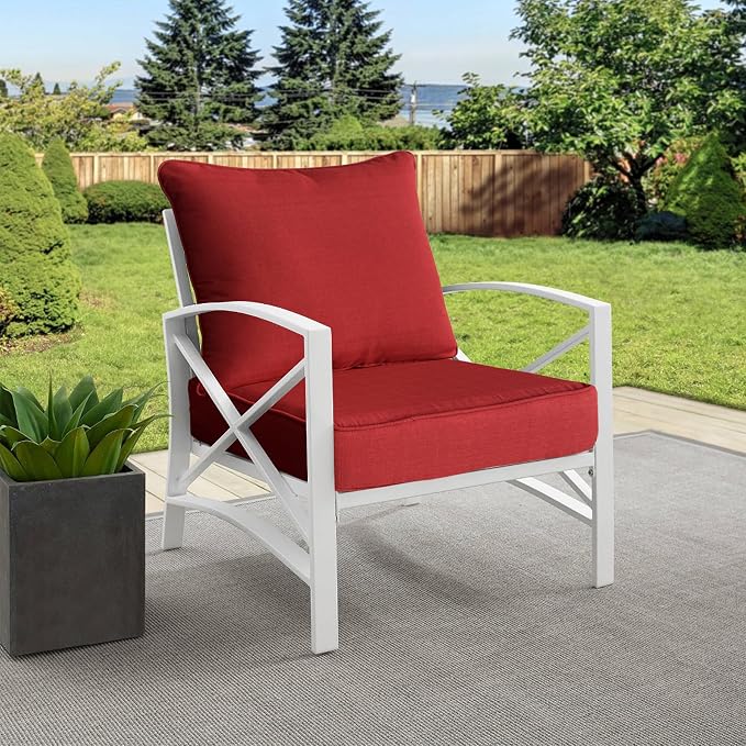 Goodgoods 24x24 inch Outdoor/Indoor Deep Seat Patio Cushion Set of 1 Resilient - Image 3