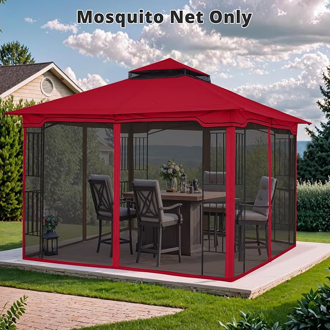 MASTERCANOPY Patio Gazebo Mosquito Netting Screen Walls - Image 7