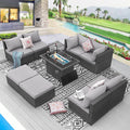 BULEXYARD 9 Pcs Highback Patio Furniture Set by BULEXYARDFURNITURE