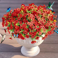 Faux Flowers for Outdoor Planters 16 Bundles UV Resistant Artificial Eucalyptus by JAKY-Global