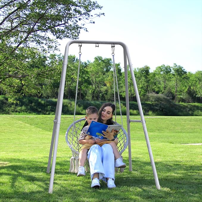 G TALECO GEAR Hammock Chair Stand, Heavy-Duty Steel 300LBS Multi-Use Hammock - Image 2