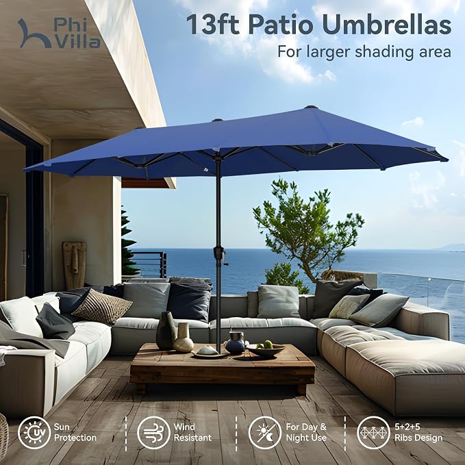 PHI VILLA 8 Piece Patio Dining Set - Image 6