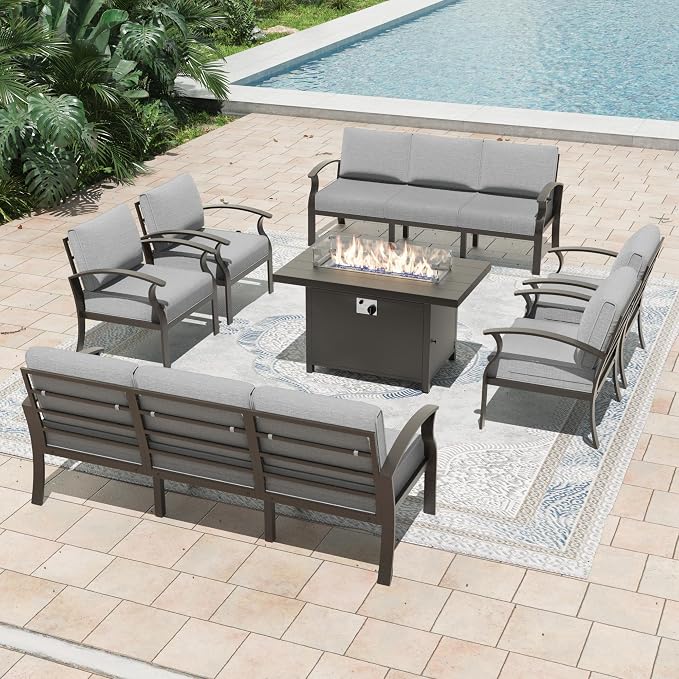 Metal Outdoor Patio Furniture Set by Halmuz