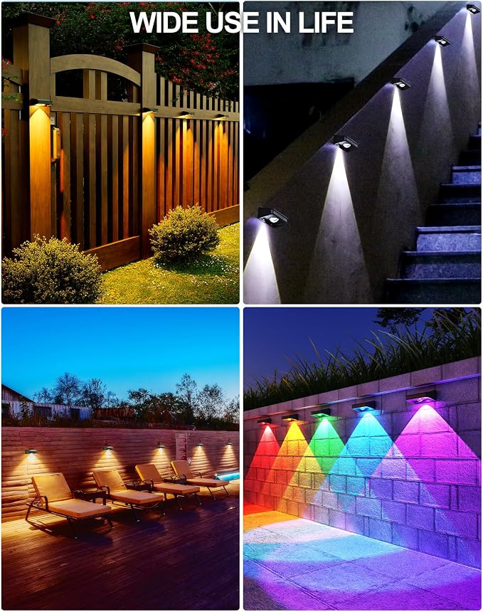 10 Pack Solar Fence Lights - Image 3
