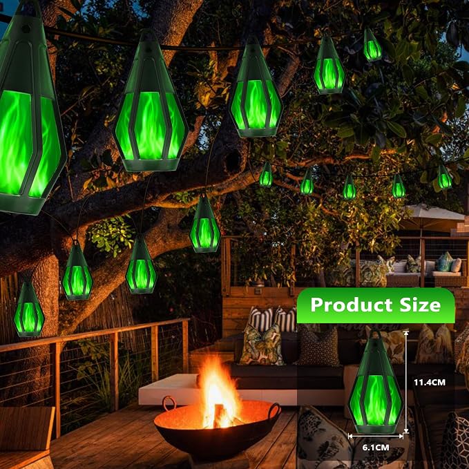 Solar String Lights for Outside, 21Ft Solar Patio Lights - Image 2