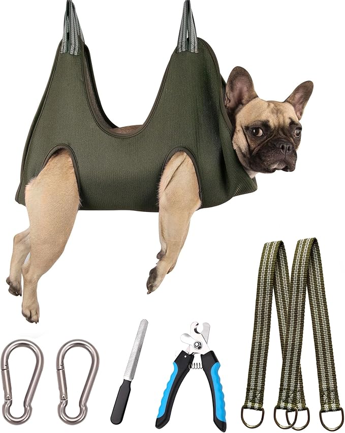10 in 1 Dog Pet Grooming Hammock Harness by Kkiimatt