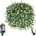 Extra Long Christmas Decorative Outdoor String Light 197 Feet 600LED 8 Modes by ASENEK