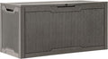 YITAHOME 100 Gallon Outdoor Storage Box, Large Water Resistant Resin Deck Box by YITAHOME