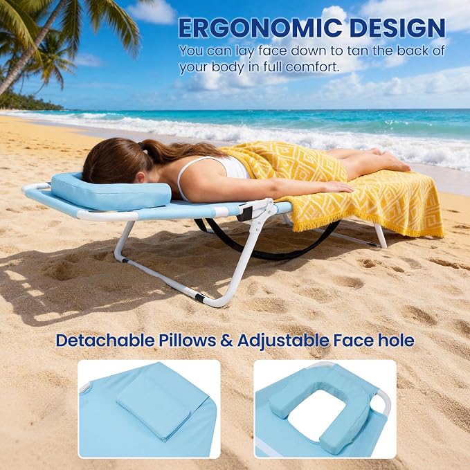 LILYPELLE Folding Chaise Lounge Chair - Image 5