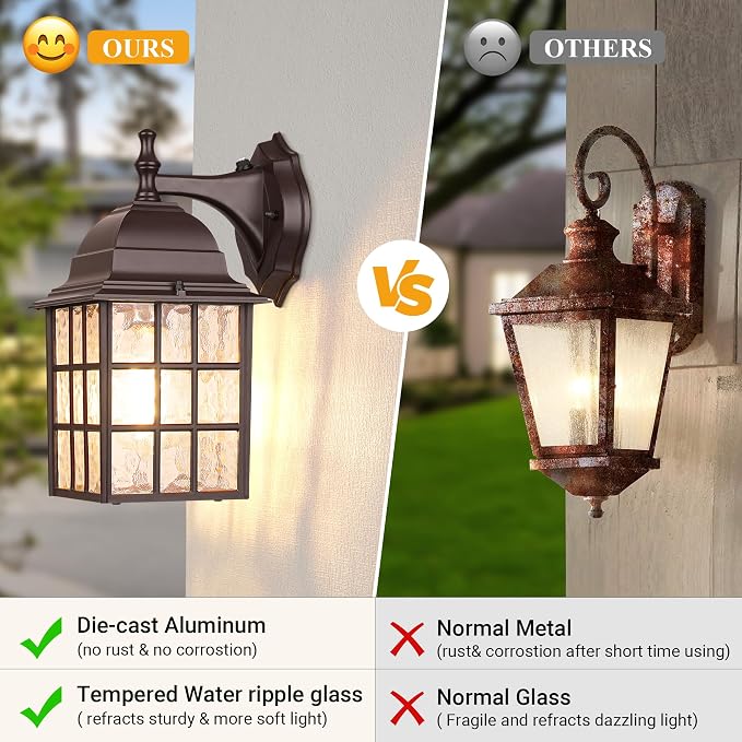 2-Pack Dusk to Dawn Outdoor Lights - Image 5