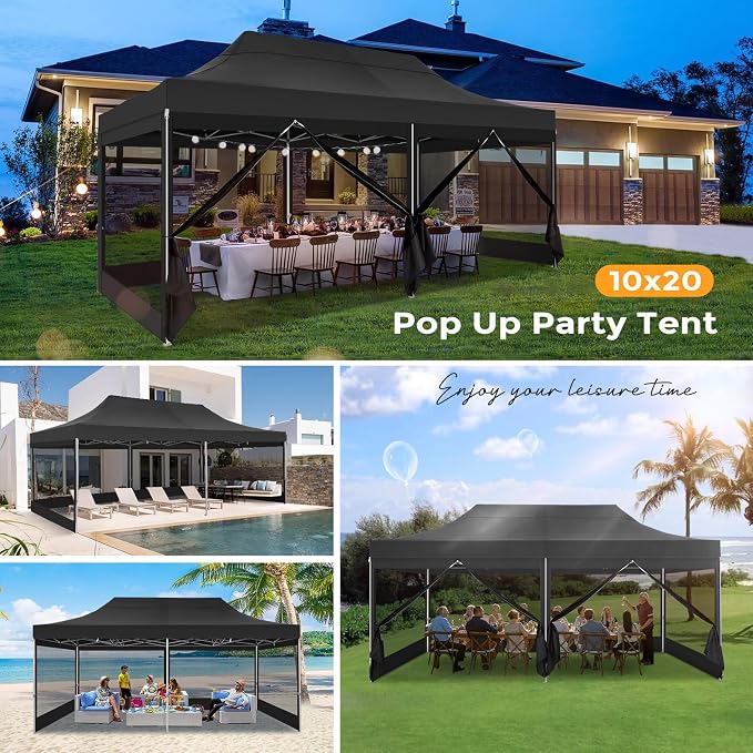 COBIZI 10x20 Heavy Duty Pop Up Canopy Tent - Image 5